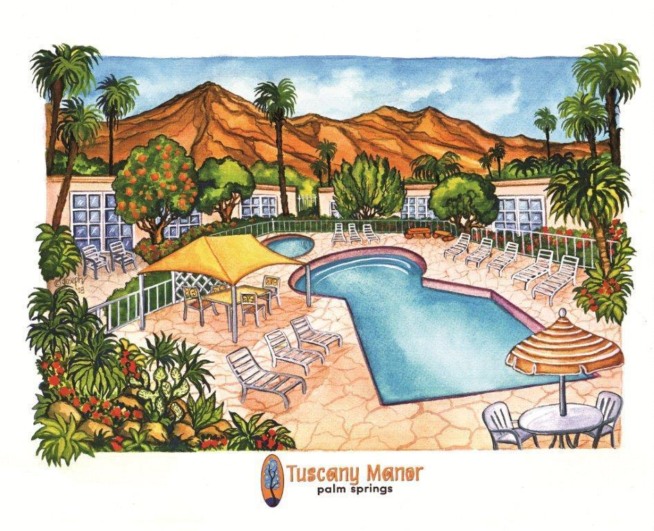 פאלם ספרינגס Tuscany Manor מראה חיצוני תמונה